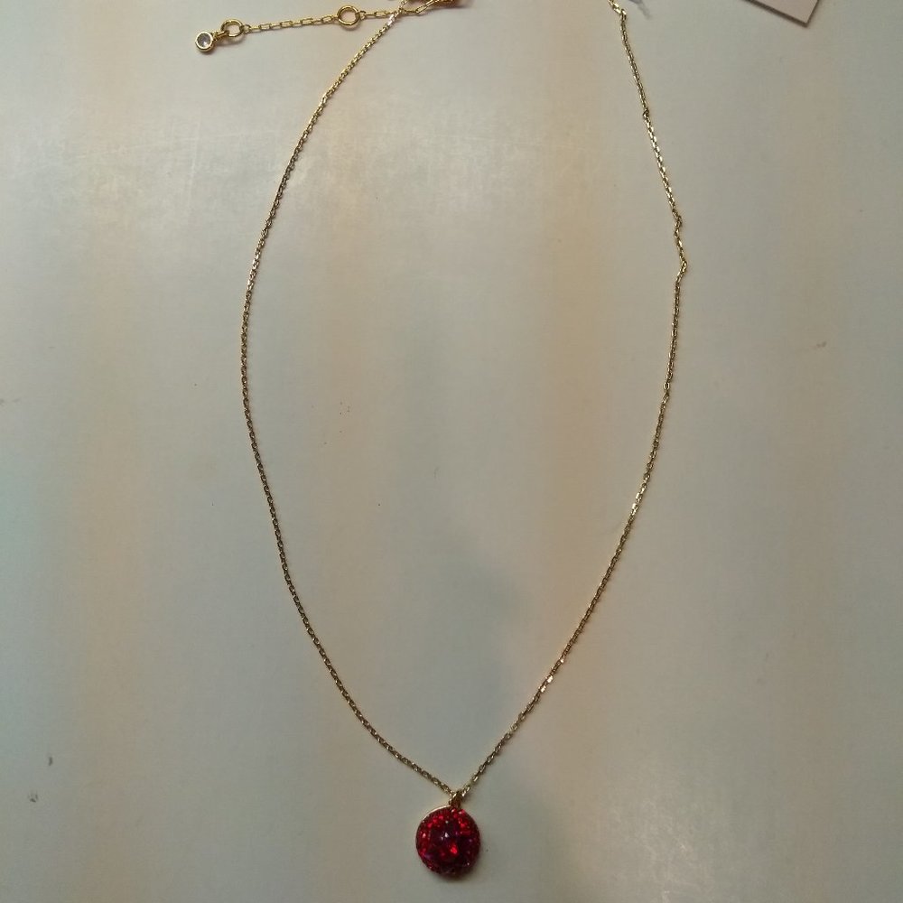 Kate Spade New Domed Red Necklace